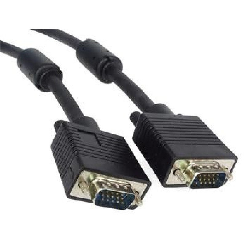 PREMIUMCORD Kabel VGA propojovací 15m HQ (HD15M/M, DDC2, 3x Coax + 8 žil, feritová jádra)