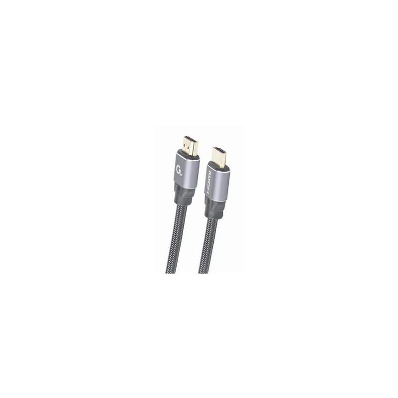 GEMBIRD Kabel HDMI 2.0, 2m, opletený, černý, blister