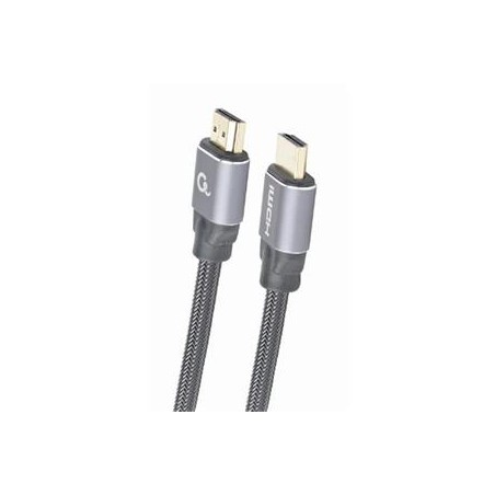 GEMBIRD Kabel HDMI 2.0, 2m, opletený, černý, blister