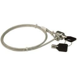 PREMIUMCORD Bezpečnostní zámek na NTB 1,8m Kensington Lock (na klíč, ocelové lanko)