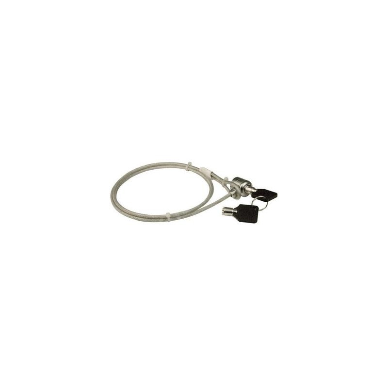 PREMIUMCORD Bezpečnostní zámek na NTB 1,8m Kensington Lock (na klíč, ocelové lanko)