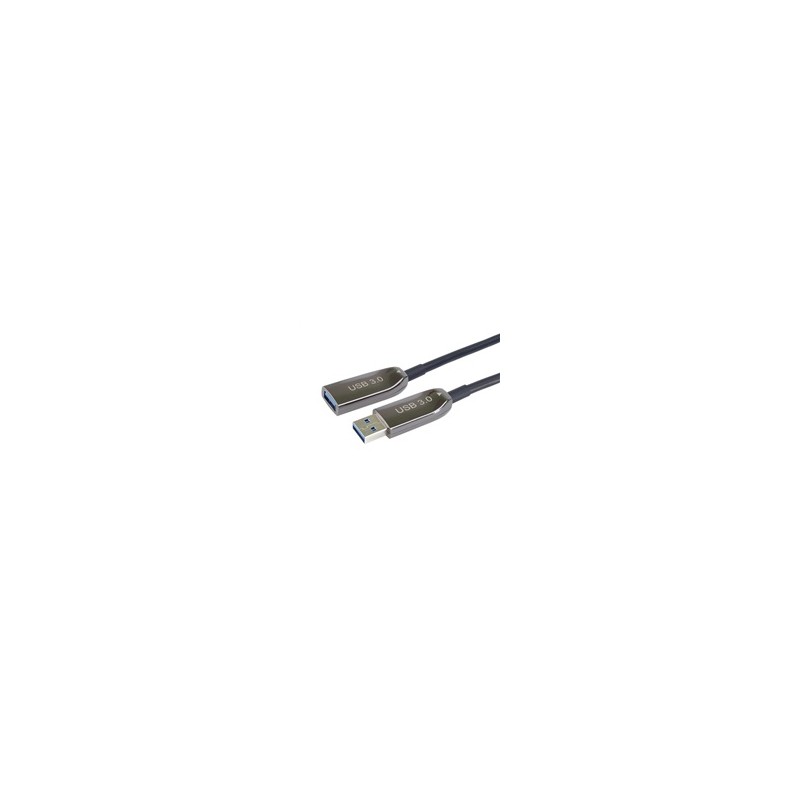 PremiumCord prodlužovací optický AOC kabel USB 3.0 A/Male - A/Female, 20m
