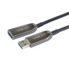 PremiumCord prodlužovací optický AOC kabel USB 3.0 A/Male - A/Female, 20m