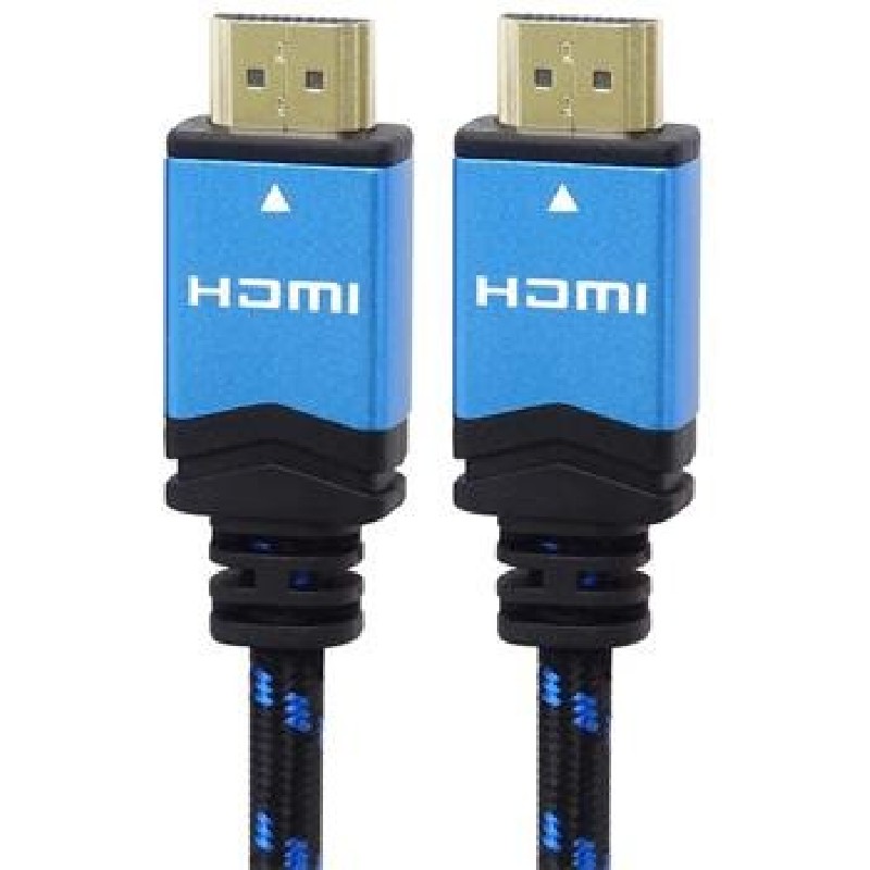 PremiumCord Ultra HDTV 4K@60Hz kabel HDMI 2.0b kovové+zlacené konektory 0,5m