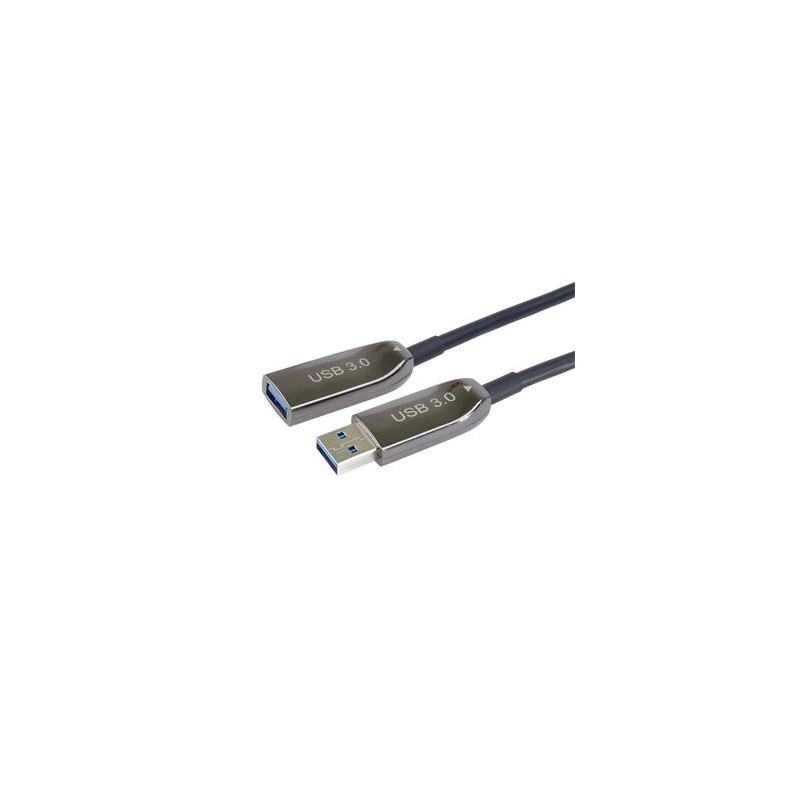 PremiumCord prodlužovací optický AOC kabel USB 3.0 A/Male - A/Female, 30m