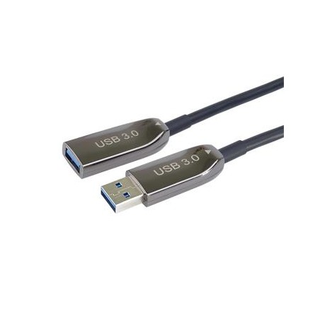 PremiumCord prodlužovací optický AOC kabel USB 3.0 A/Male - A/Female, 30m