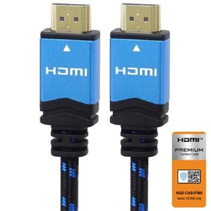 PremiumCord Ultra HDTV 4K@60Hz kabel HDMI 2.0b kovové+zlacené konektory 2m