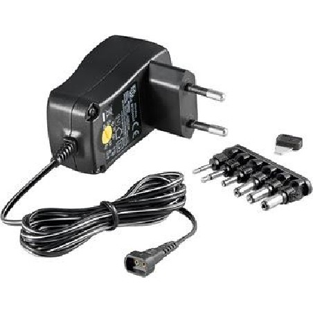 Goobay Univerzální napájecí adaptér 230V/3-12V stejnosměrný 600mA