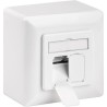 CAT 6a Class EA síťová zásuvka na/pod omítku 2x RJ45