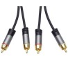 PREMIUMCORD kabel, 2x CINCH-2x CINCH M/M, 5m