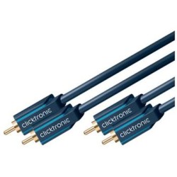ClickTronic HQ OFC kabel 2x Cinch - 2x Cinch RCA, M/M, 10m