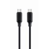 GEMBIRD Kabel USB PD (Power Delivery), 100W, Type-C na Type-C kabel (CM/CM), 1,5m, datový a napájecí, černá