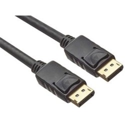 PREMIUMCORD Kabel DisplayPort 1.4 přípojný kabel M/M, zlacené konektory, 0,5m