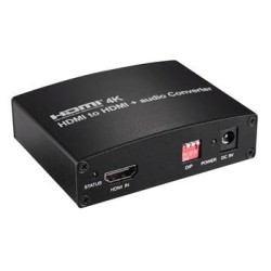 PREMIUMCORD HDMI 4K Audio extraktor s oddělením audia na stereo jack, SPDIF Toslink, RCA