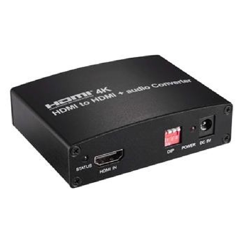 PREMIUMCORD HDMI 4K Audio extraktor s oddělením audia na stereo jack, SPDIF Toslink, RCA