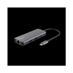 TRUST adaptér DALYX, 6-in-1 USB-C Multi-Port Adapter