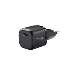 TRUST nabíječka 20W Maxo, USB-C, Nabíječka do zdi, černá