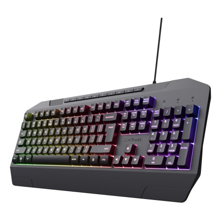 TRUST herní klávesnice GXT836 EVOCX, membránová, USB, US