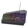 TRUST herní klávesnice GXT836 EVOCX, membránová, USB, US