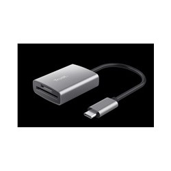 TRUST čtečka paměťových karet DALYX Fast, externí, USB-C, 8cm