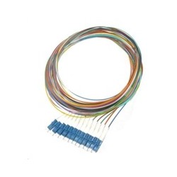Pigtail SM 9/125, OS2, konektor LC, LS0H, 1m - sada 12 ks