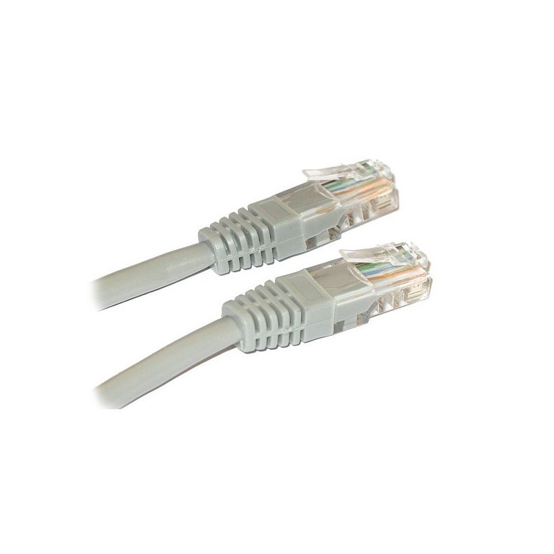XtendLan patch kabel Cat6, UTP - 0,25m, šedý (prodej po 10 ks)