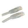 XtendLan patch kabel Cat6, UTP - 0,25m, šedý (prodej po 10 ks)