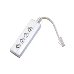 Rozčtyřka RJ45, 1x8p8c/4x8p2c - telefonní