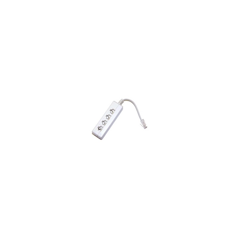 Rozčtyřka RJ45, 1x8p8c/4x8p2c - telefonní