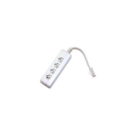 Rozčtyřka RJ45, 1x8p8c/4x8p2c - telefonní