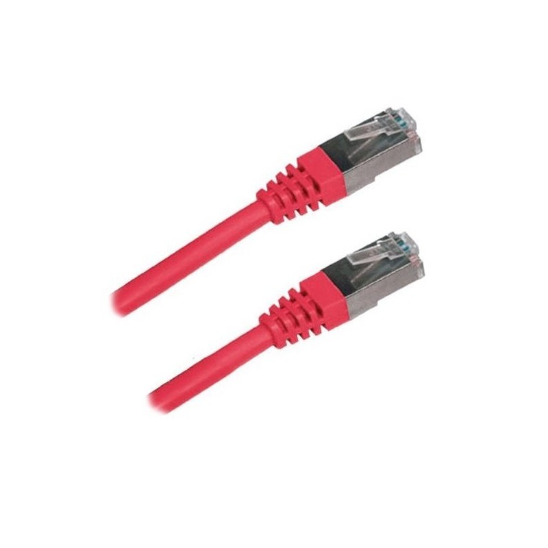 XtendLan patch kabel Cat5E, FTP - 3m, červený