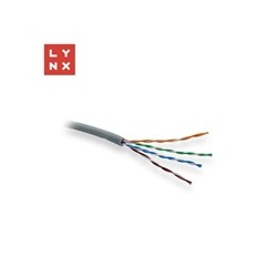 LYNX UTP kabel Cat5e, LSOH, celoměděný, vnitřní, šedý, box 305m