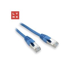 LYNX FTP patch kabel Cat5e PVC, CCA, 15m, modrý