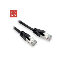 LYNX FTP patch kabel Cat5e PVC, CCA, 15m, černý