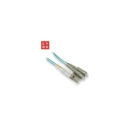 LYNX duplexní patch kabel MM, OM3, LC/SC, 50/125µm, 10m