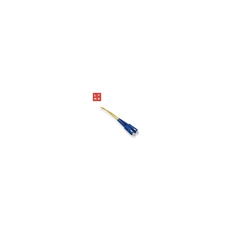 LYNX duplexní patch kabel SM, OS2, SC/SC, 9/125µm, 15m