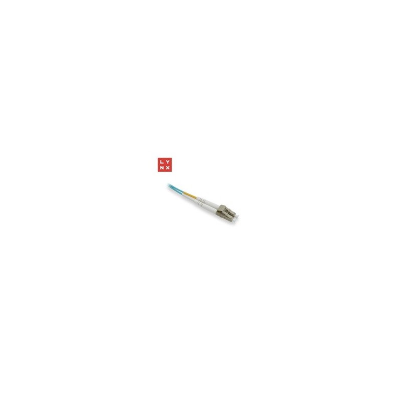 LYNX duplexní patch kabel MM, OM3, LC/LC, 50/125µm, 0,5m