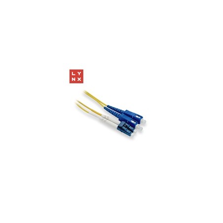 LYNX duplexní patch kabel SM, OS2, LC/SC, 9/125µm, 2m