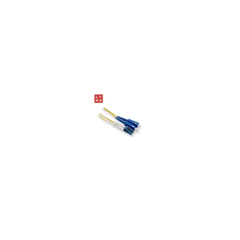 LYNX duplexní patch kabel SM, OS2, LC/SC, 9/125µm, 3m