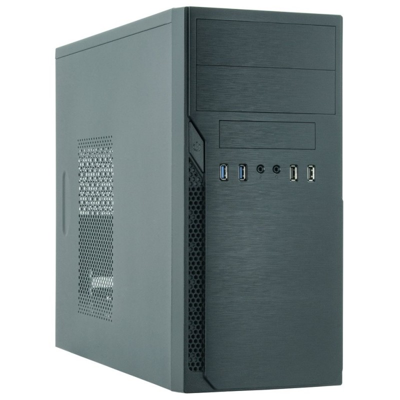 CHIEFTEC skříň Elox Series / Minitower, HO-12B-OP, Black, bez zdroje