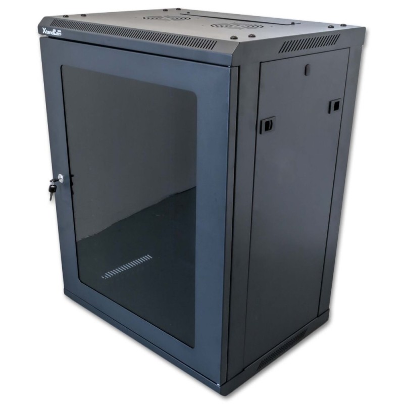 XtendLan 19" nástěnný rozvaděč 18U 600x450 - rozložený