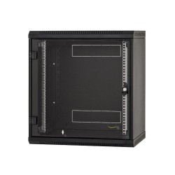 TRITON 19" jednodílný rozvaděč 12U/400mm, černý