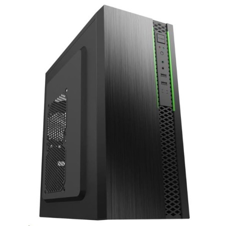 EUROCASE skříň ML N6-550B, Midi Tower, 1xUSB-C, 2xUSB 3.0, 2x audio, bez zdroje