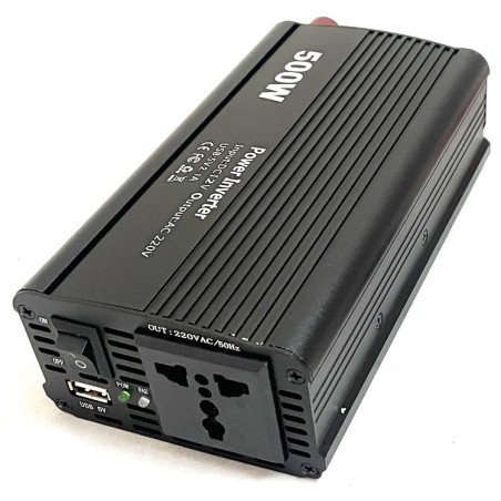 EUROCASE měnič napětí DY-8109-12, AC/DC 12V/230V, 500W, USB