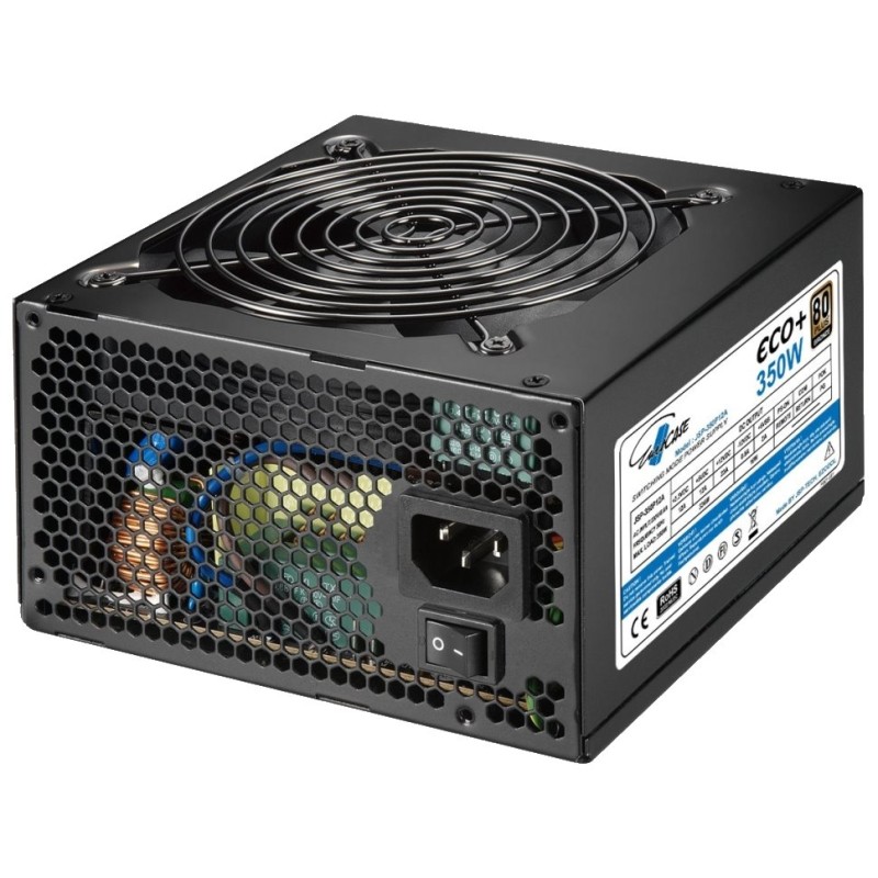 EUROCASE zdroj 350W Eco+, 120mm, 80+ Bronze, ATX