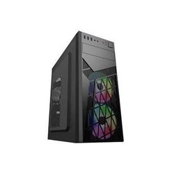 BAZAR - EUROCASE skříň ML N6-560B, ATX, 2x USB-A, 1x USB-C, 2x 120mm ARGB Fan, černá - Rozbaleno (Komplet)