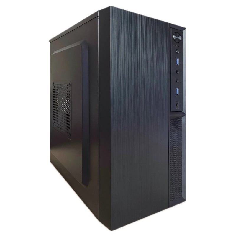 EUROCASE skříň MC MF-320B, Micro Tower, 1xUSB-C, 2xUSB 3.0, 2x audio, bez zdroje
