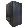 EUROCASE skříň MC MF-320B, Micro Tower, 1xUSB-C, 2xUSB 3.0, 2x audio, bez zdroje