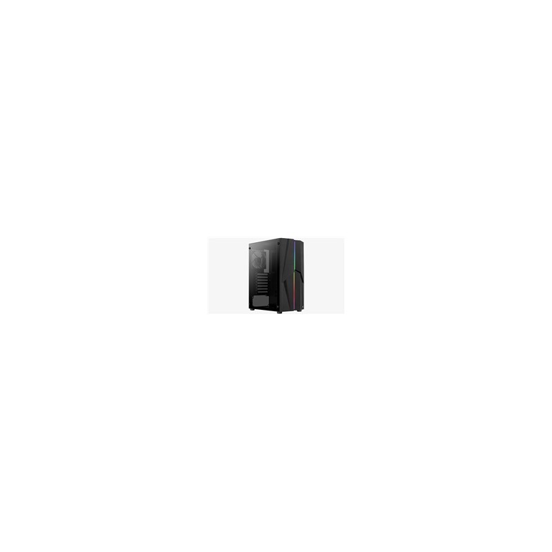 AEROCOOL skříň Mecha, Mid tower, 2x USB 3.0, 2x audio, bez zdroje