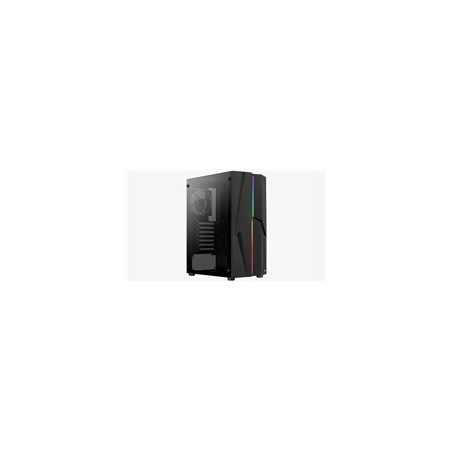 AEROCOOL skříň Mecha, Mid tower, 2x USB 3.0, 2x audio, bez zdroje